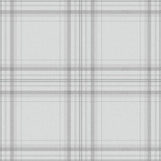 Check Wallpaper - Grey/Charcoal - Holden Décor - 12438Wallpaper199