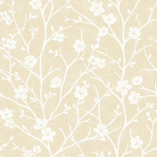 Cherry Blossom Wallpaper - Gold - SK Filson - DE41832Wallpaper199