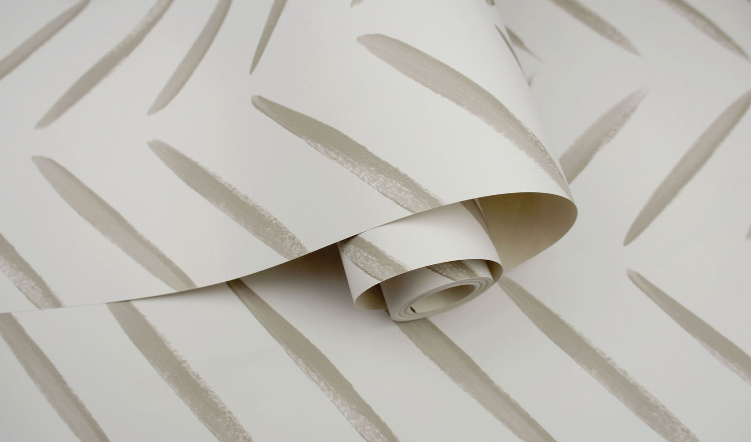 Chevron Brush Marks Wallpaper - Taupe - Holden Décor - 13041Wallpaper199