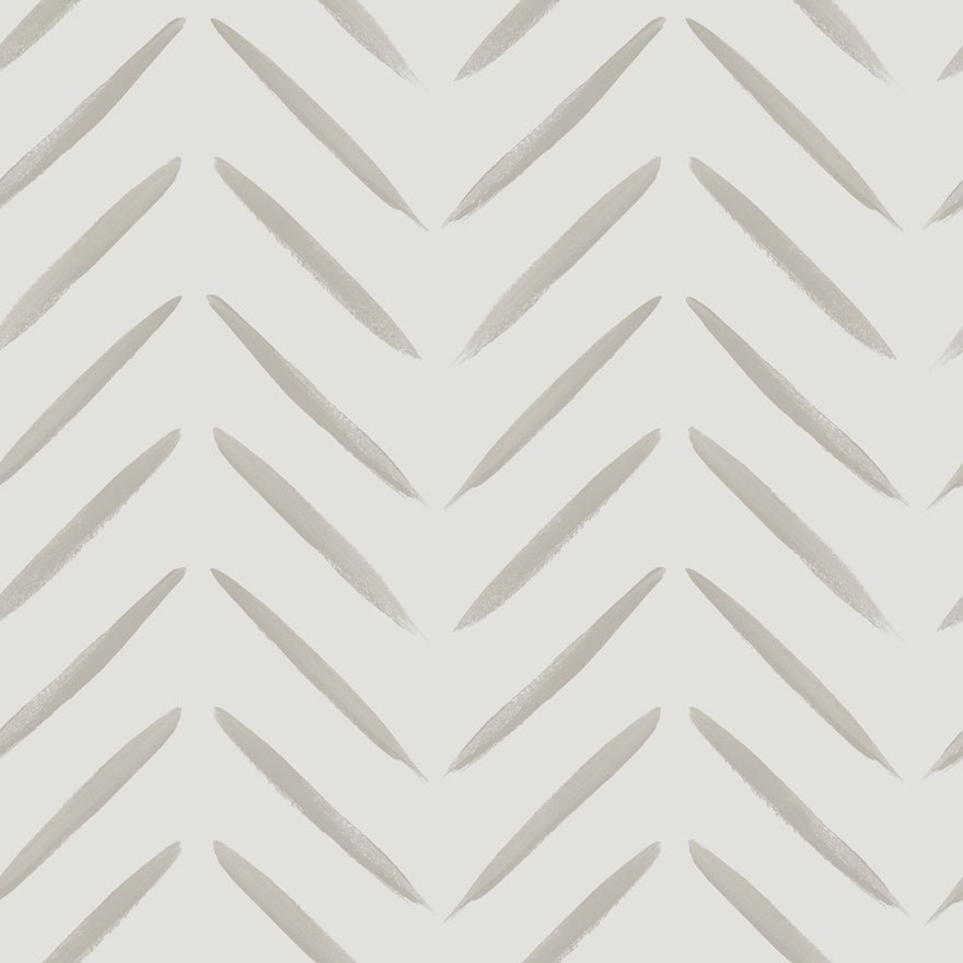 Chevron Brush Marks Wallpaper - Taupe - Holden Décor - 13041Wallpaper199