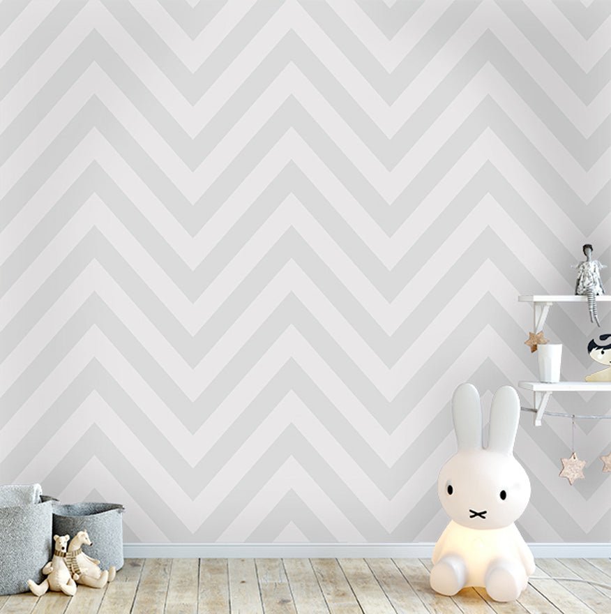 Chevron Wallpaper - Grey - Holden Décor - 12571Wallpaper199