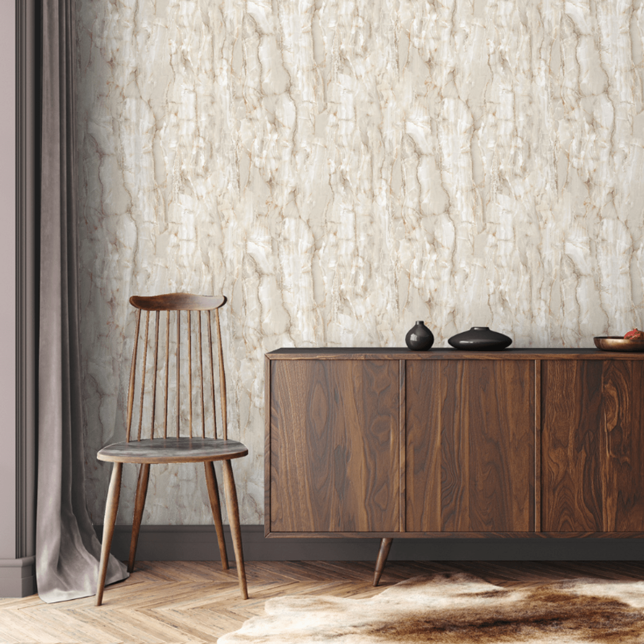 Chiara Vasari Wallpaper - Taupe - Rasch - 400211Wallpaper199