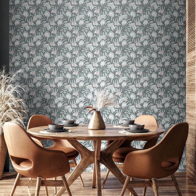 Chunky Flower Wallpaper - Summer Shower - Hoopla Walls - HWA1149WWallpaper199