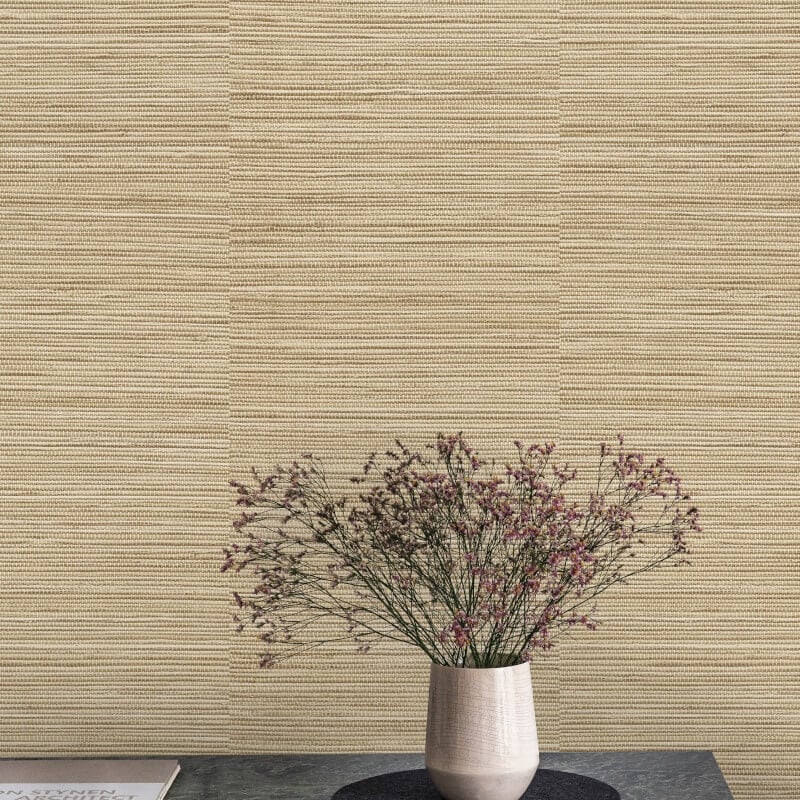 Ciara Java Grasscloth Wallpaper - Beige - Grandeco - A62902Wallpaper199