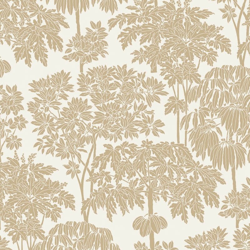 Ciara Tonal Trees Wallpaper - Cream/Gold - Grandeco - A63401Wallpaper199