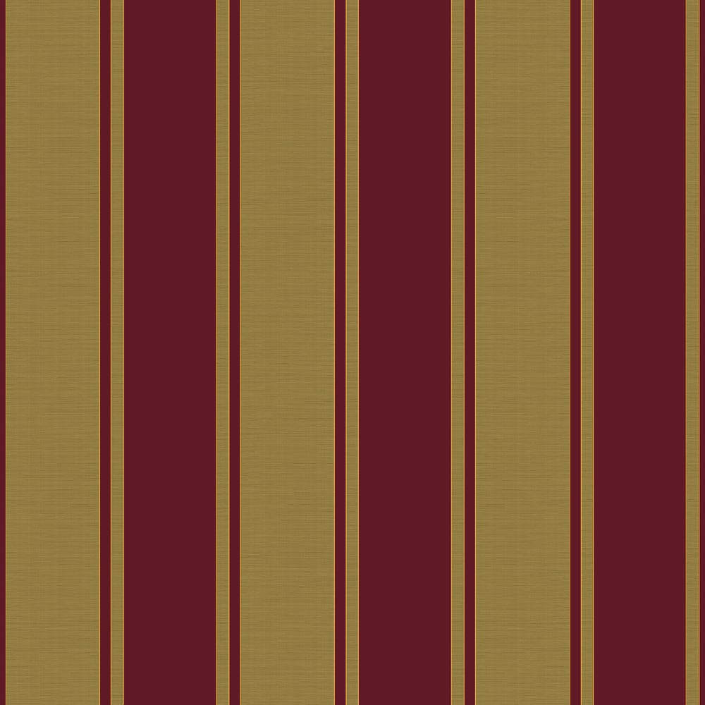 Classic Italian Elegant Stripe Wallpaper - Red/Gold - Galerie - 23678Wallpaper199