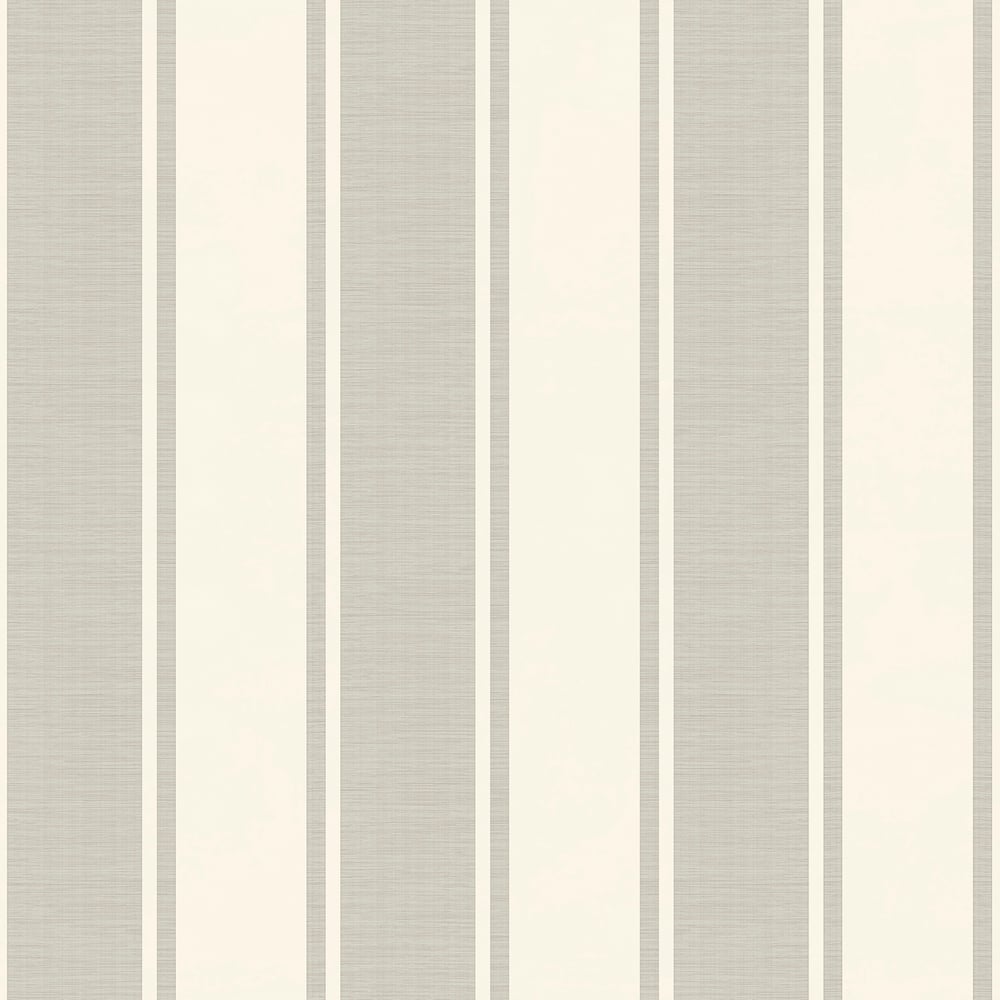 Classic Italian Elegant Stripe Wallpaper - Silver/Ivory - Galerie - 23671Wallpaper199