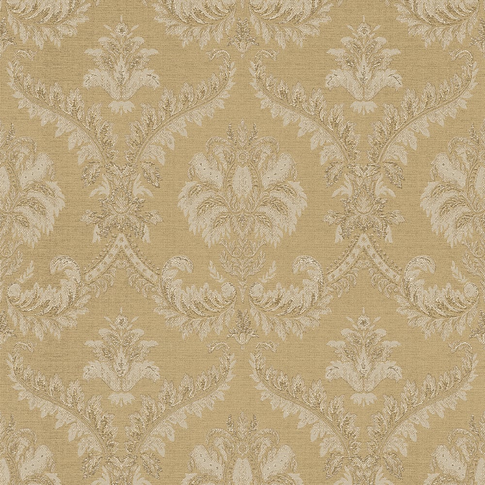 Classic Italian Traditional Damask Wallpaper - Antique Gold - Galerie - 23603Wallpaper199