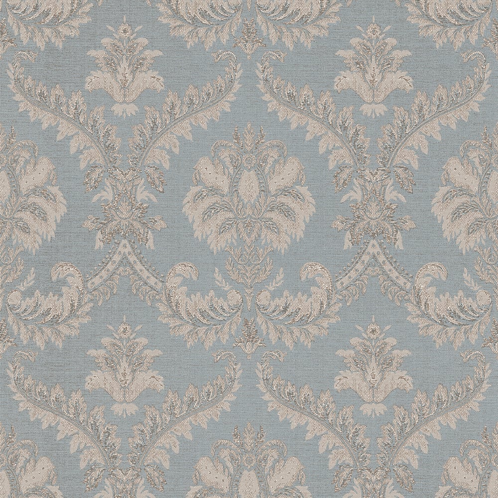 Classic Italian Traditional Damask Wallpaper - Blue/Beige - Galerie - 23606Wallpaper199