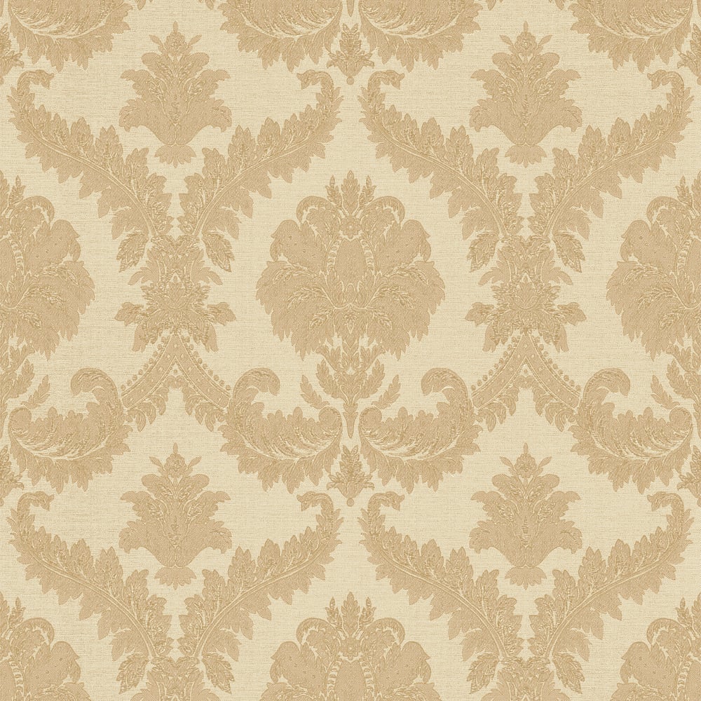 Classic Italian Traditional Damask Wallpaper - Sand - Galerie - 25728Wallpaper199
