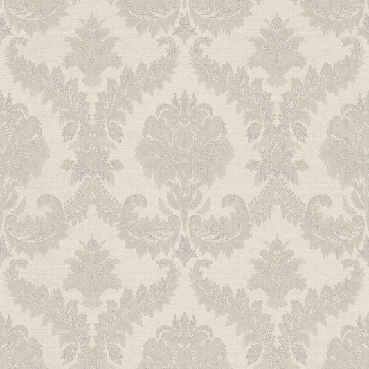 Classic Italian Traditional Damask Wallpaper - Silver - Galerie - 23601Wallpaper199