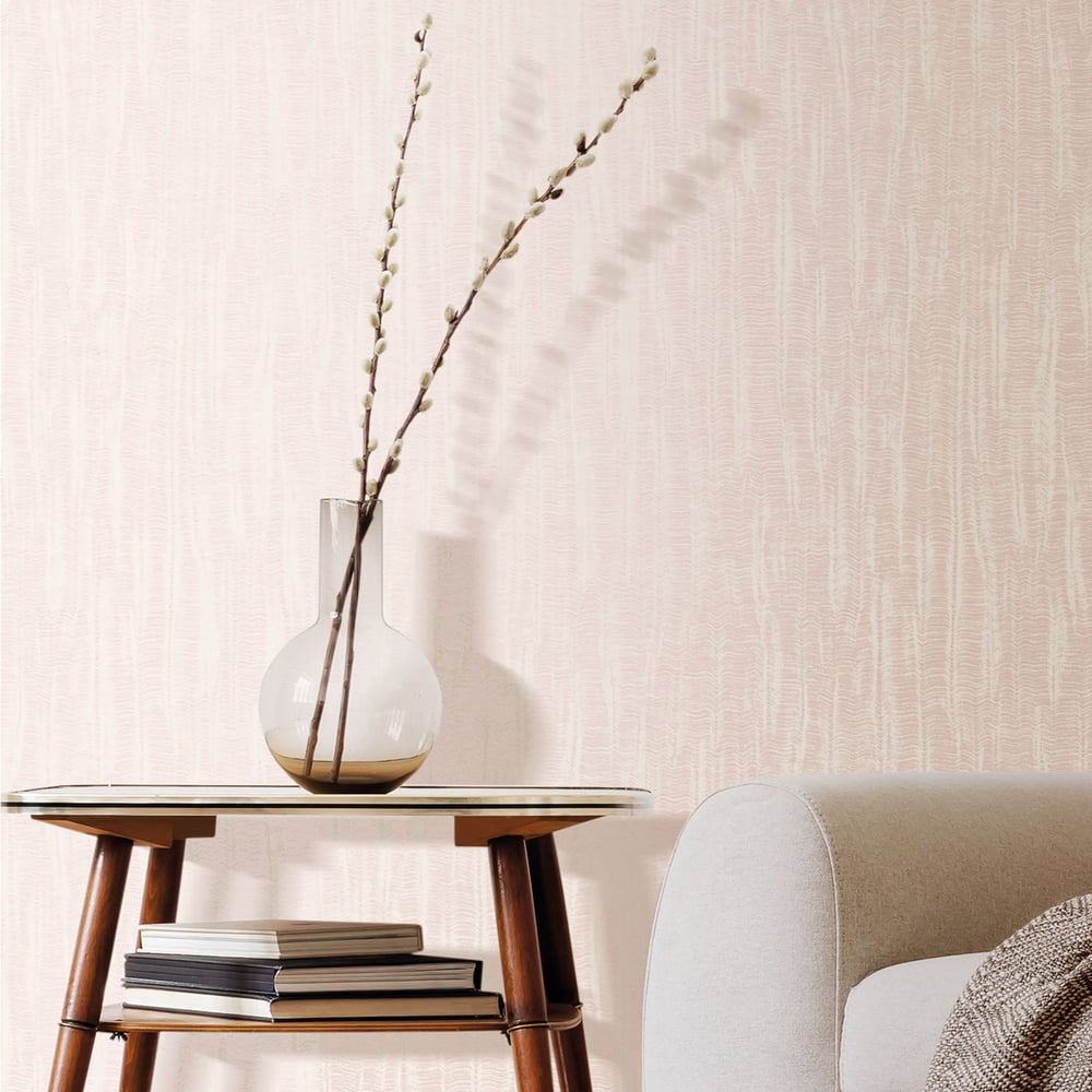 Classic Italian Unito Silver Plain Wallpaper - Pink - Galerie - 23684Wallpaper199
