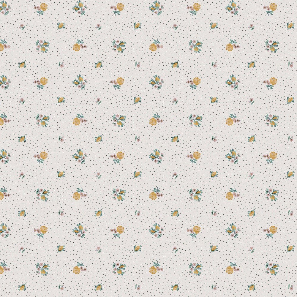 Claudia's Friend Wallpaper - Pale Ochre Yellow - Laura Ashley - 121084Wallpaper199