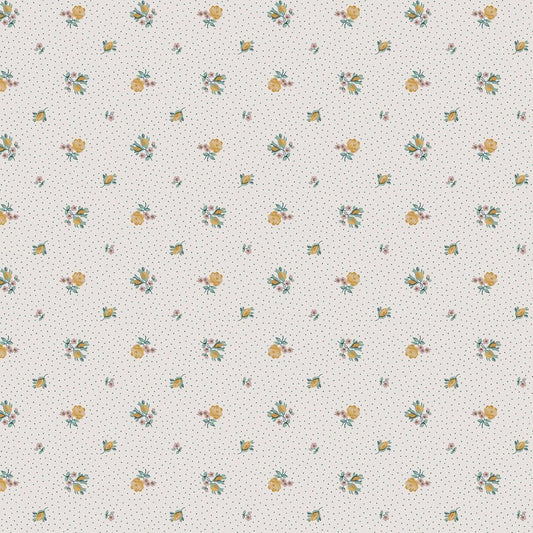 Claudia's Friend Wallpaper - Pale Ochre Yellow - Laura Ashley - 121084Wallpaper199