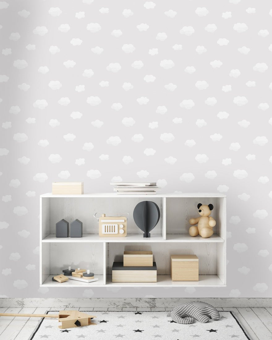 Cloudy Sky Wallpaper - Grey - Holden Décor - 90990Wallpaper199