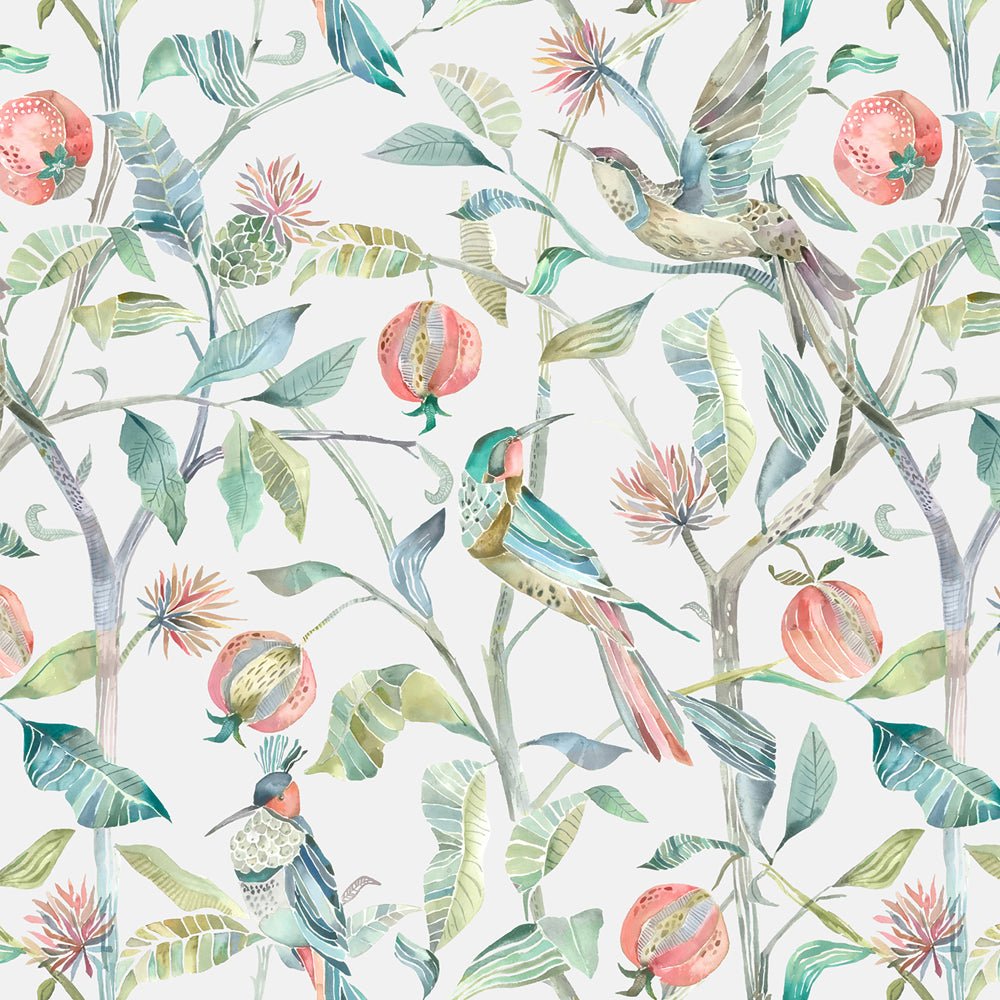 Colyford Wallpaper - Pomegranate - Voyage Maison - COLYFOR/WPO/POMWallpaper199
