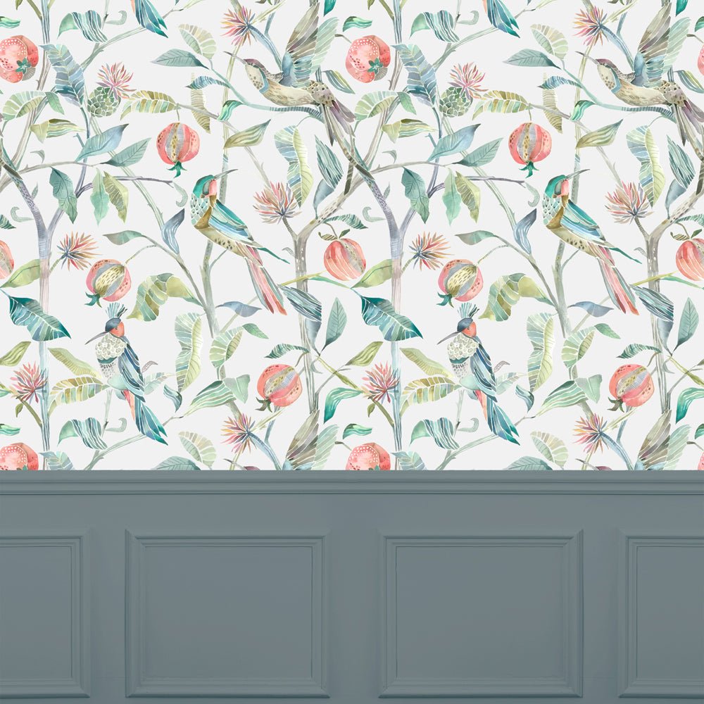Colyford Wallpaper - Pomegranate - Voyage Maison - COLYFOR/WPO/POMWallpaper199