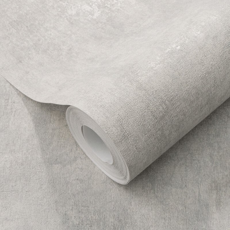Concrete Texture Metallic Wallpaper - Grey - Elle Decoration - 10438 - 31Wallpaper199