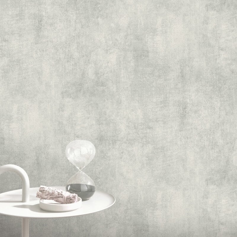 Concrete Texture Metallic Wallpaper - Grey - Elle Decoration - 10438 - 31Wallpaper199