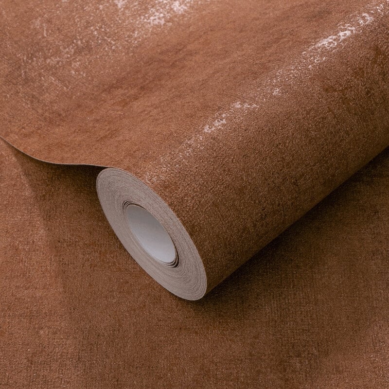 Concrete Texture Metallic Wallpaper - Rust - Elle Decoration - 10438 - 13Wallpaper199
