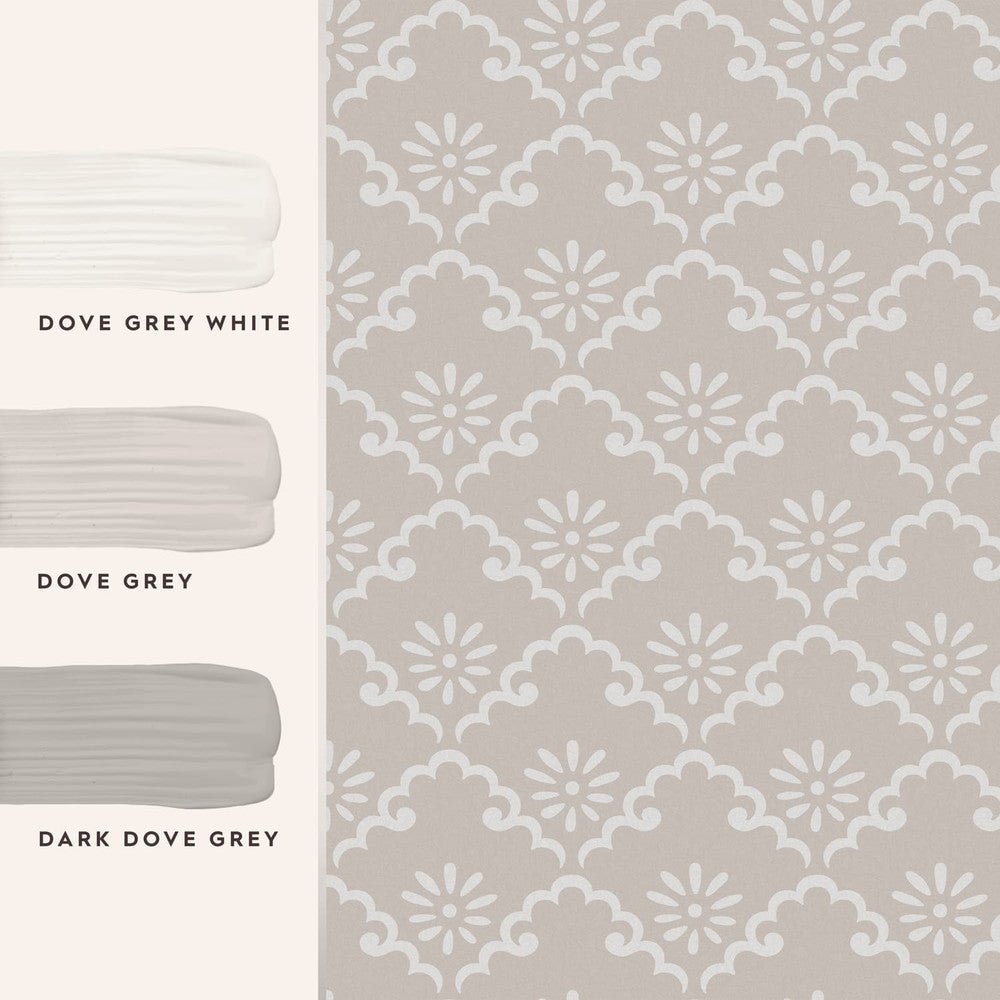 Coralie Wallpaper - Dove Grey - Laura Ashley - 118475Wallpaper199