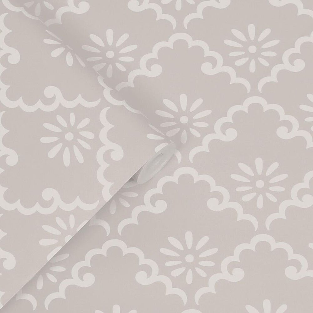 Coralie Wallpaper - Dove Grey - Laura Ashley - 118475Wallpaper199