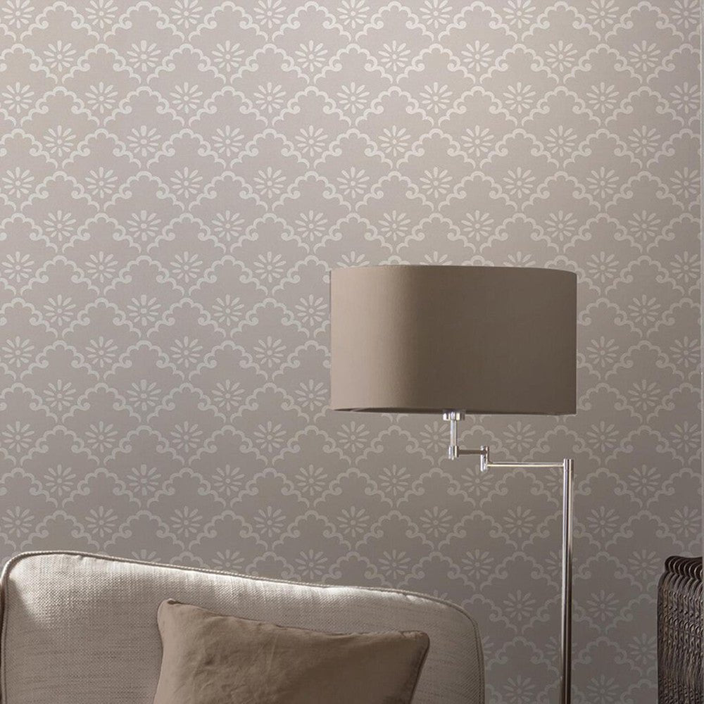 Coralie Wallpaper - Dove Grey - Laura Ashley - 118475Wallpaper199