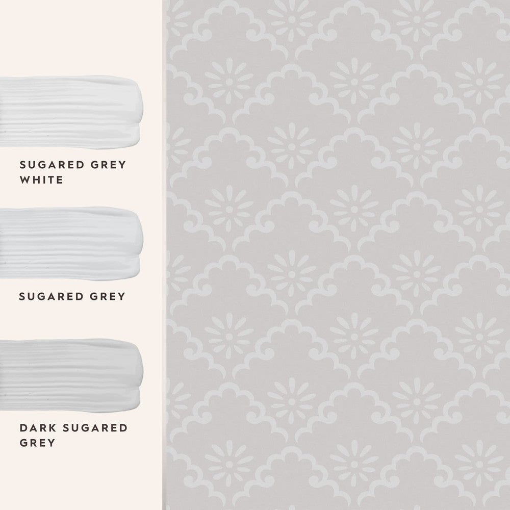 Coralie Wallpaper - Sugared Grey - Laura Ashley - 118476Wallpaper199