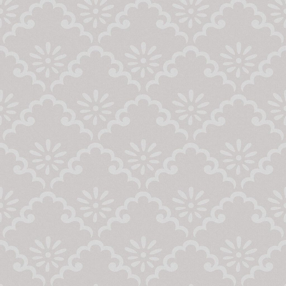 Coralie Wallpaper - Sugared Grey - Laura Ashley - 118476Wallpaper199