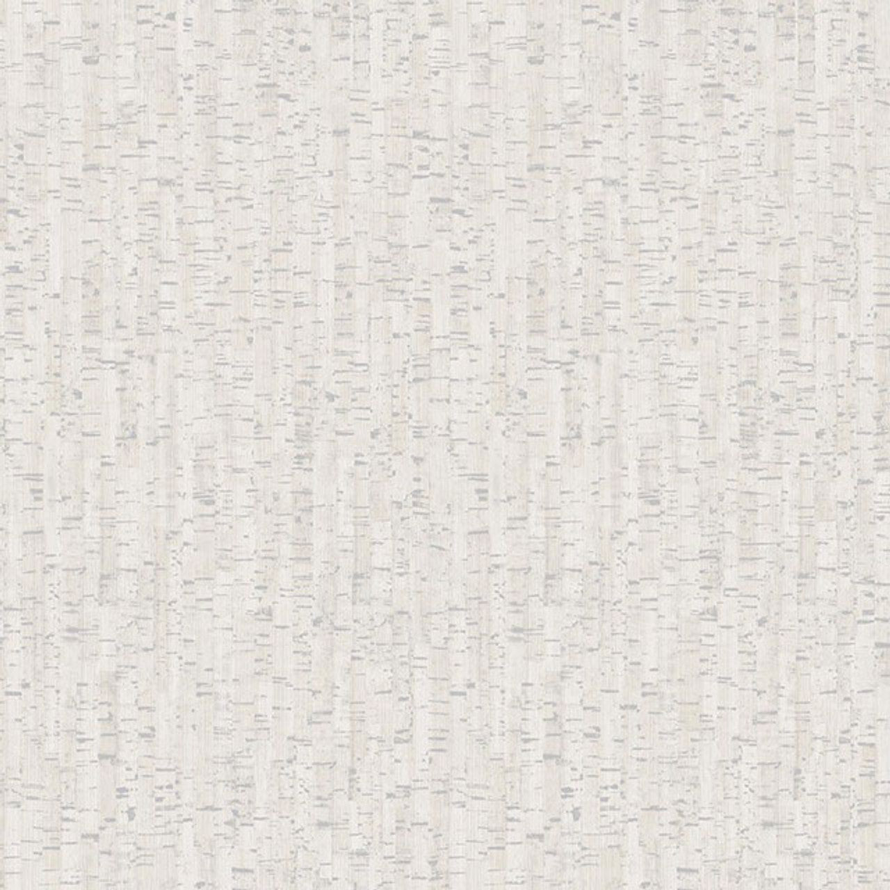 Cork Effect Montado Wallpaper - White & Silver - Rasch - 279053Wallpaper199