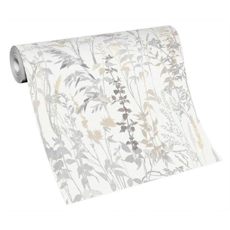 Cottage Leaf Meadow Wallpaper - Cream - Erismann - 10258 - 14Wallpaper199