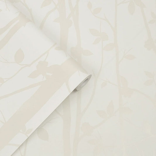 Cottonwood Wallpaper - Pearlescent White - Laura Ashley - 113341Wallpaper199
