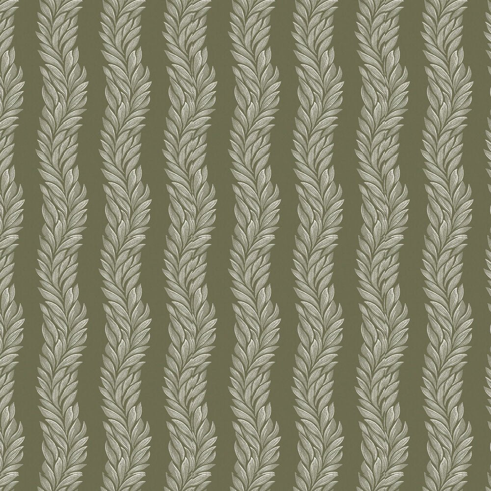 Coulderton Leaves Wallpaper - Olive Green - Laura Ashley - 140321Wallpaper199