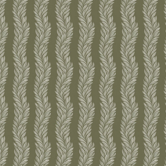 Coulderton Leaves Wallpaper - Olive Green - Laura Ashley - 140321Wallpaper199