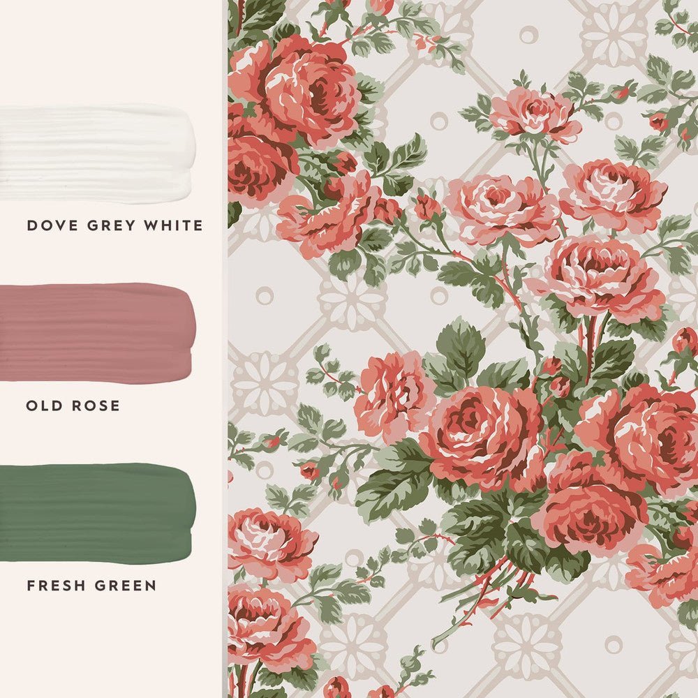 Country Roses Wallpaper - Old Rose Pink - Laura Ashley - 121081Wallpaper199
