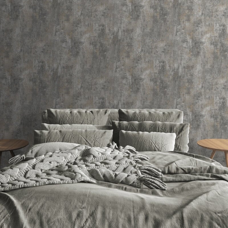 Cove Industrial Texture Wallpaper - Charcoal - Muriva - 207502Wallpaper199