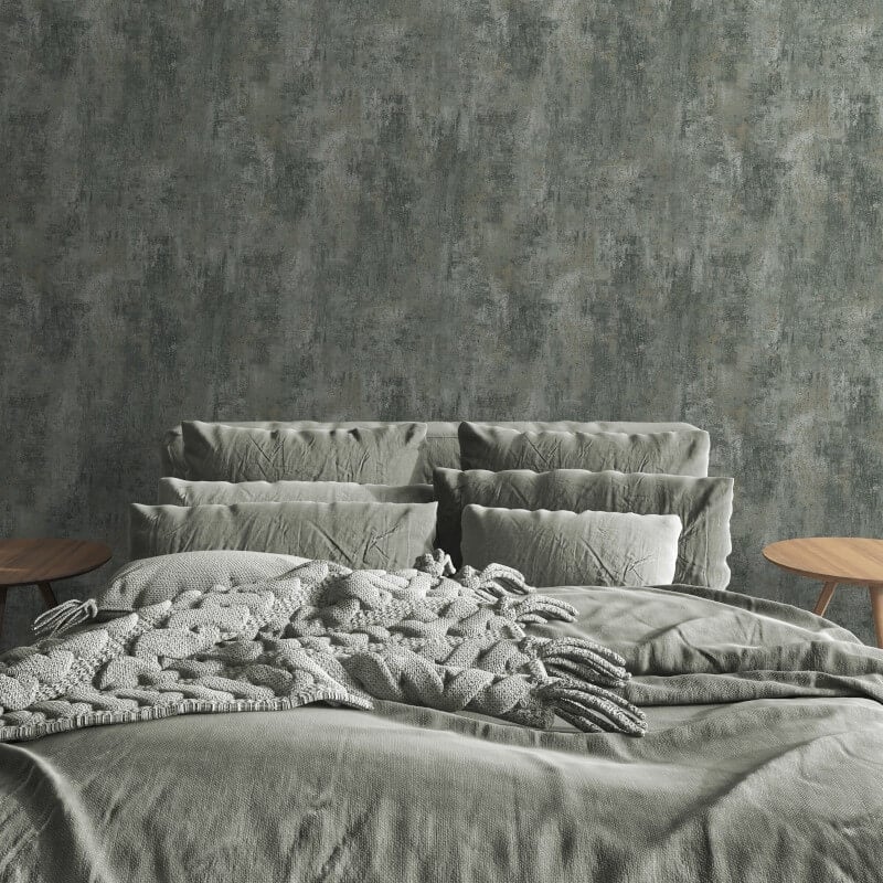 Cove Industrial Texture Wallpaper - Jade - Muriva - 207503Wallpaper199