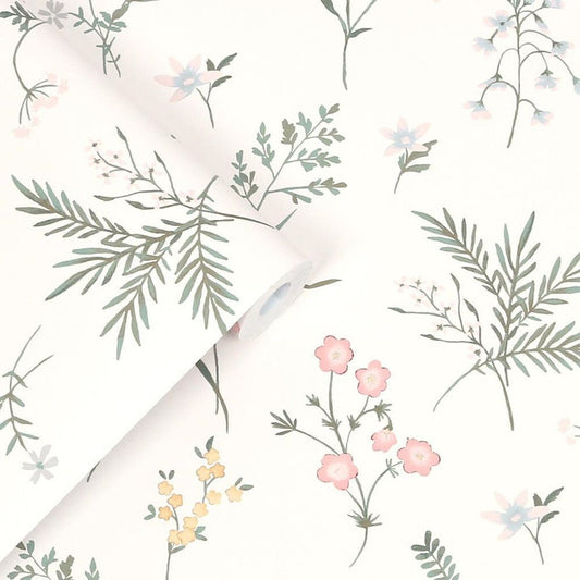 Crosswell Wallpaper - Coral Pink - Laura Ashley - 118480Wallpaper199