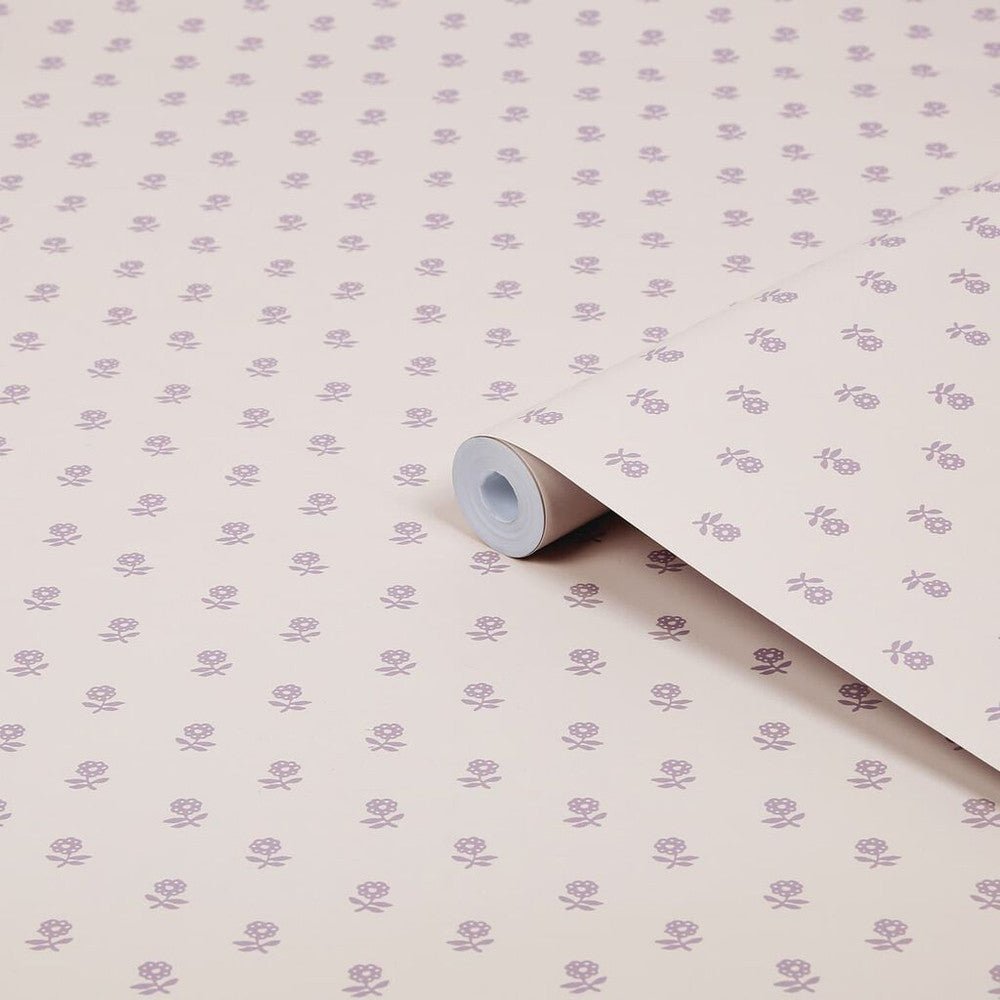 Daisy Wallpaper - Lavender Purple - Laura Ashley - 119864Wallpaper199