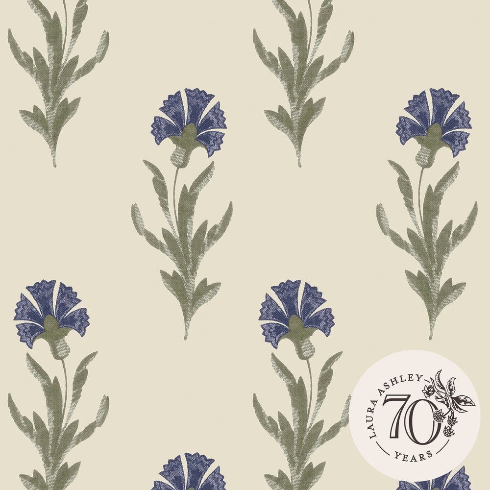 Dandelion Dusky Wallpaper - Seaspray Blue - Laura Ashley - 121068Wallpaper199