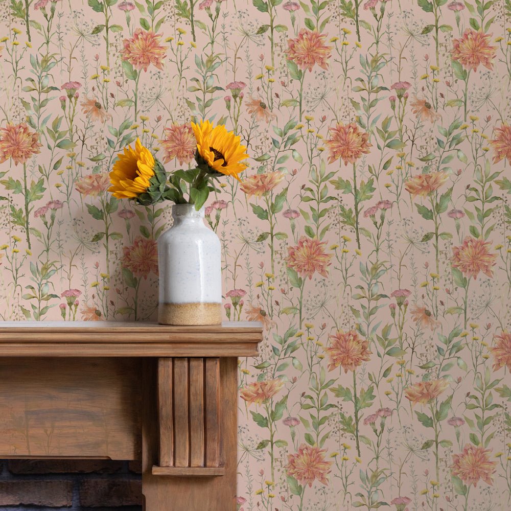 Delamere Wallpaper - Apricot - Voyage Maison - DELAMER/WPO/APRWallpaper199