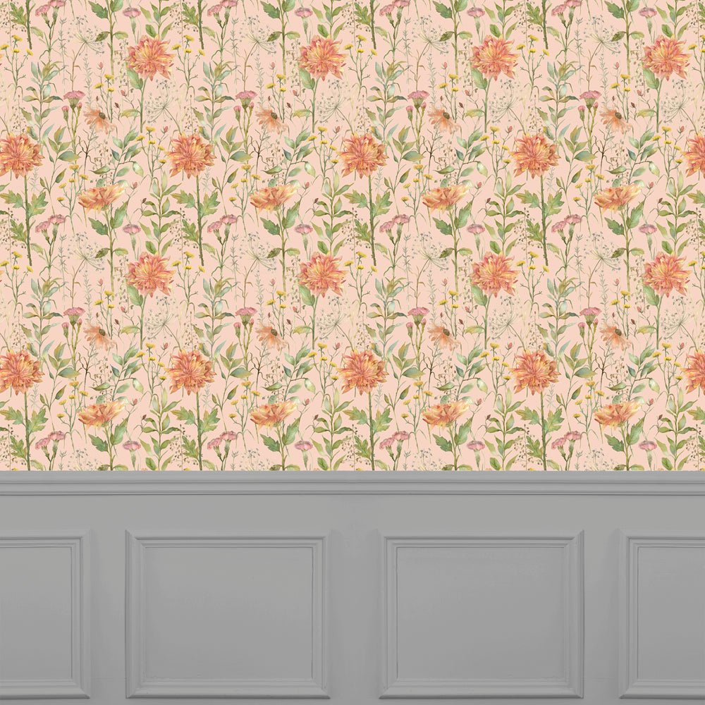 Delamere Wallpaper - Apricot - Voyage Maison - DELAMER/WPO/APRWallpaper199