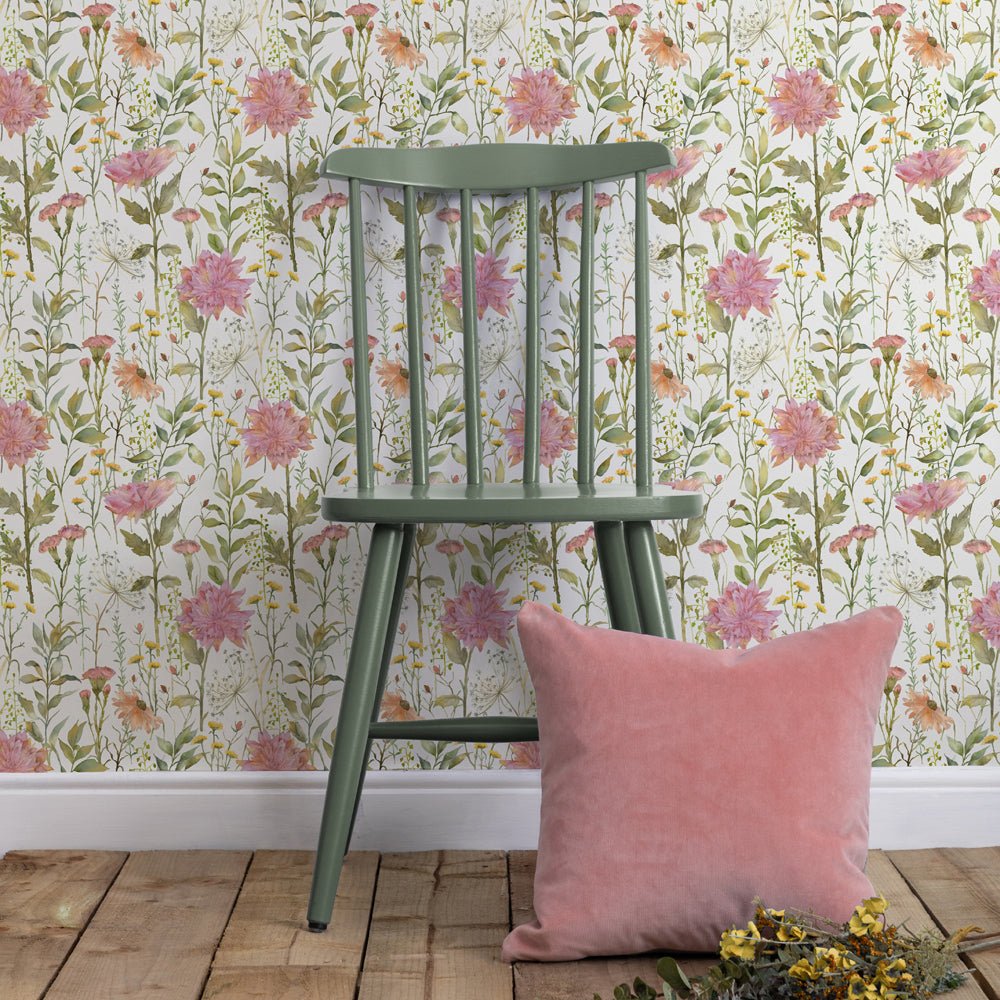 Delamere Wallpaper - Blossom - Voyage Maison - DELAMER/WPO/BLOWallpaper199