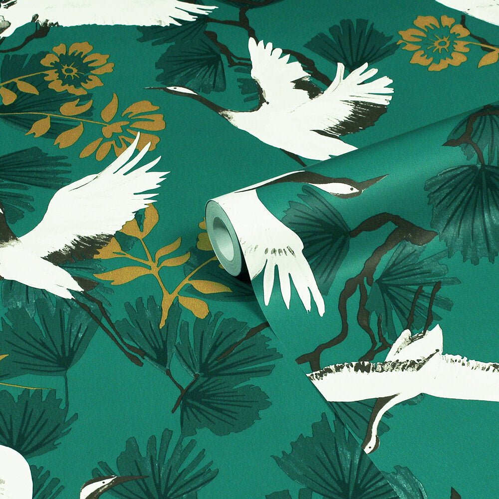 Demoiselle Wallpaper - Jade - Furn - DEMOISE/WP1/JADWallpaper199