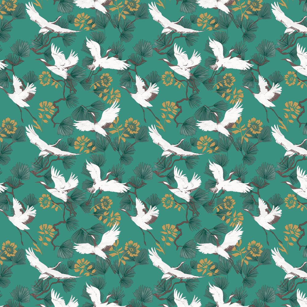 Demoiselle Wallpaper - Jade - Furn - DEMOISE/WP1/JADWallpaper199