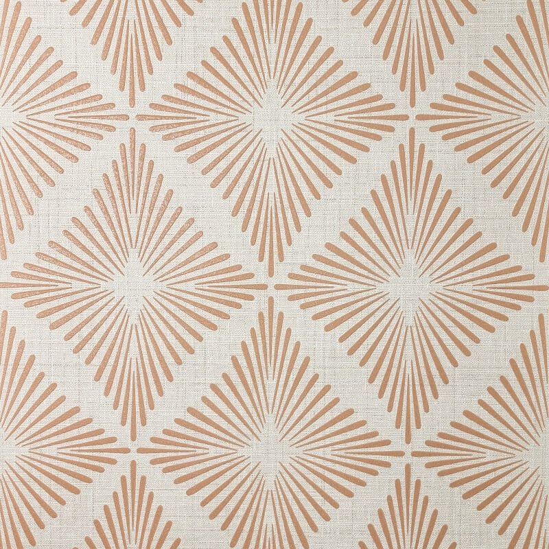 Denver Geometric Diamond Wallpaper - Stone - Fine Décor - FD43748Wallpaper199