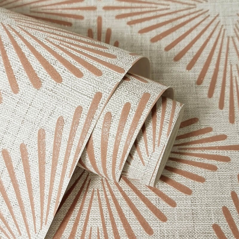 Denver Geometric Diamond Wallpaper - Stone - Fine Décor - FD43748Wallpaper199