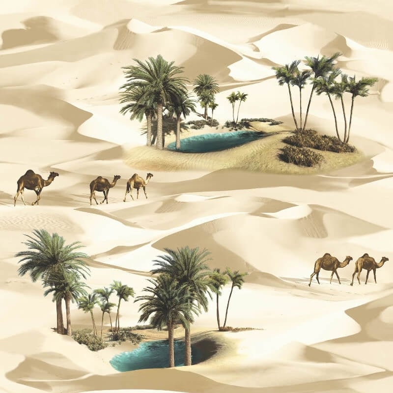 Desert Oasis Wallpaper - Multi - SK Filson - SK10018Wallpaper199