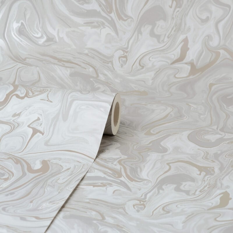 Distinctive Marble Metallic Wallpaper - Natural/Grey - Fine Décor - FD43056Wallpaper199
