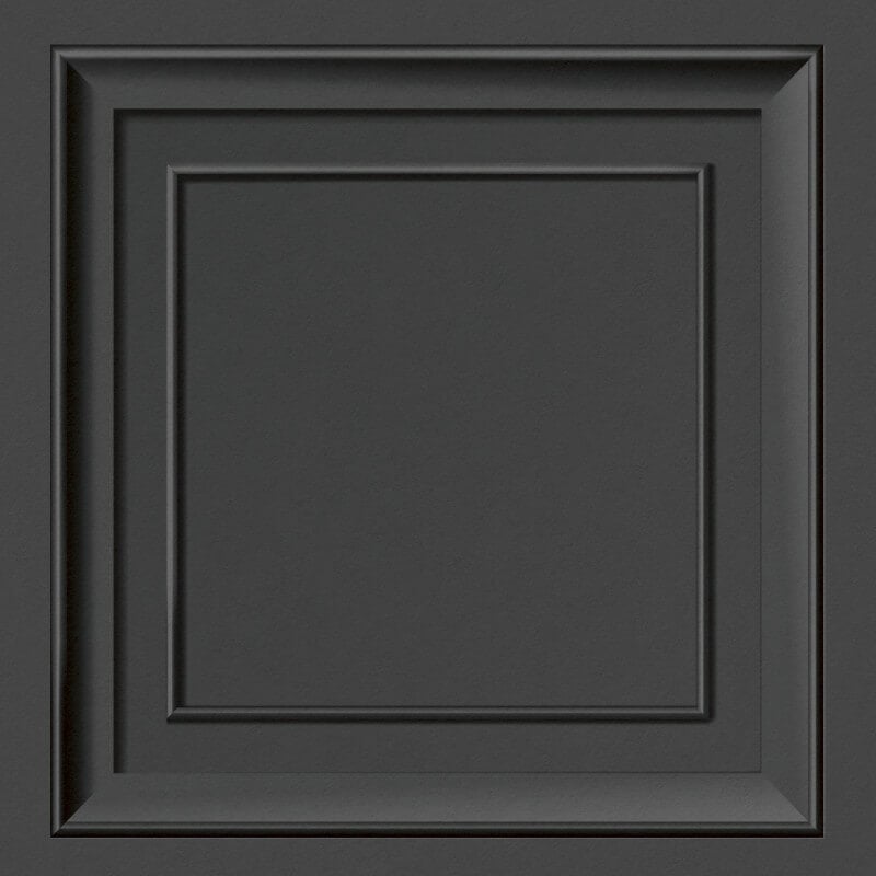 Distinctive Square Panel Wallpaper - Dark Grey - Fine Décor - FD43001Wallpaper199